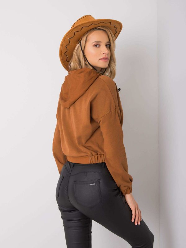 Wholesale Dorres RUE PARIS brown hoodie