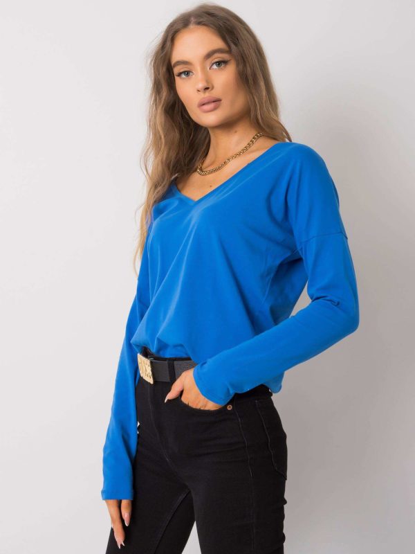 Wholesale Dark blue blouse Modena