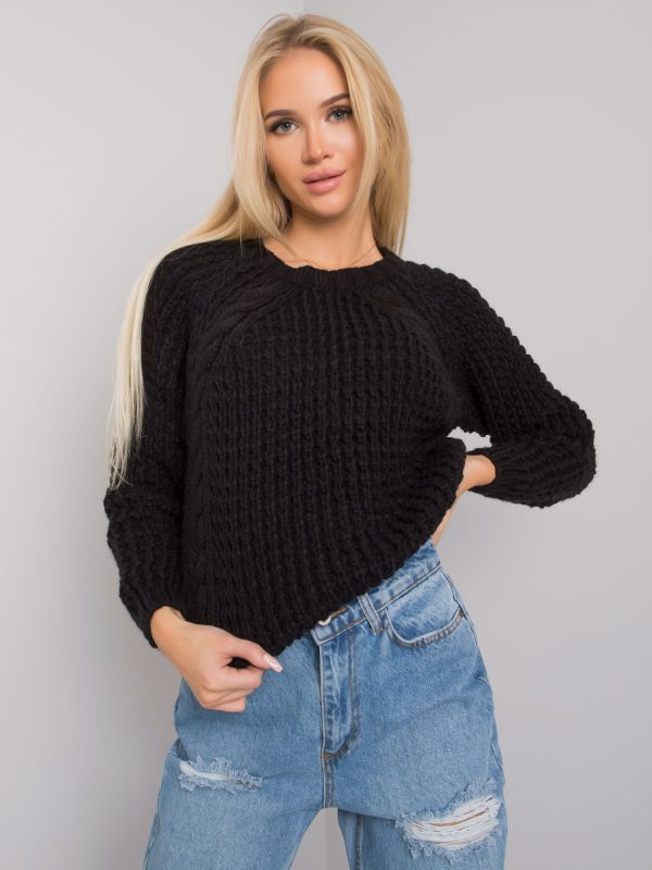 Wholesale Jacksonville RUE PARIS black wool sweater