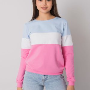 Wholesale Blue and pink sweatshirt Larice RUE PARIS