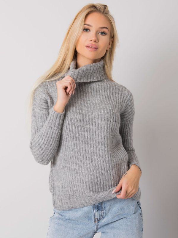 Wholesale Grey jumper Neva RUE PARIS