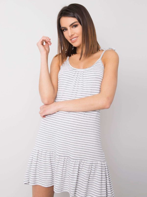 Wholesale White and grey dress Seaside RUE PARIS