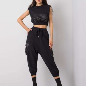 Wholesale Juana RUE PARIS black casual set