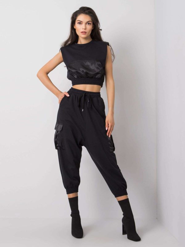 Wholesale Juana RUE PARIS black casual set