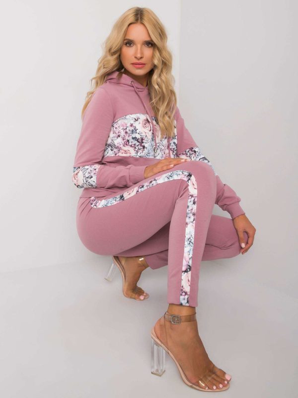 Wholesale Dirty pink cotton set Yanni RUE PARIS