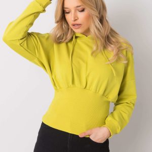 Wholesale Lime sweatshirt Leilani RUE PARIS