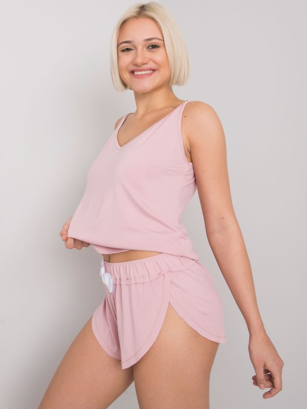 Wholesale Dirty pink pajamas with shorts Alice RUE PARIS