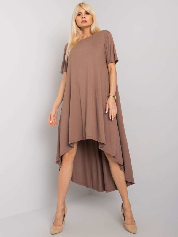 Wholesale Light brown dress Casandra RUE PARIS