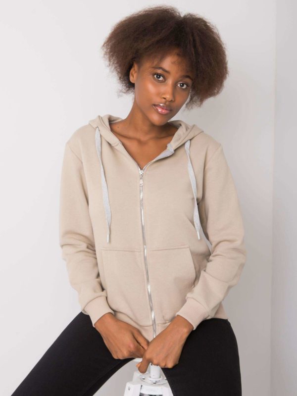 Wholesale Beige sweatshirt Linda