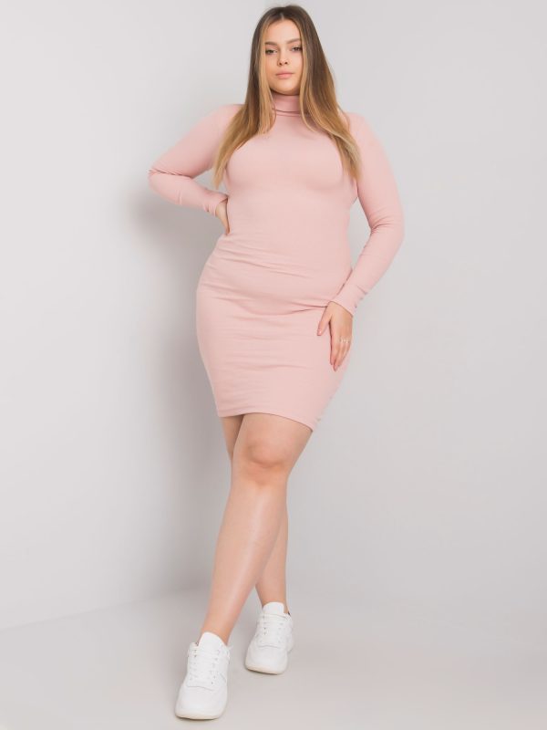 Wholesale Light pink dress Livia RUE PARIS