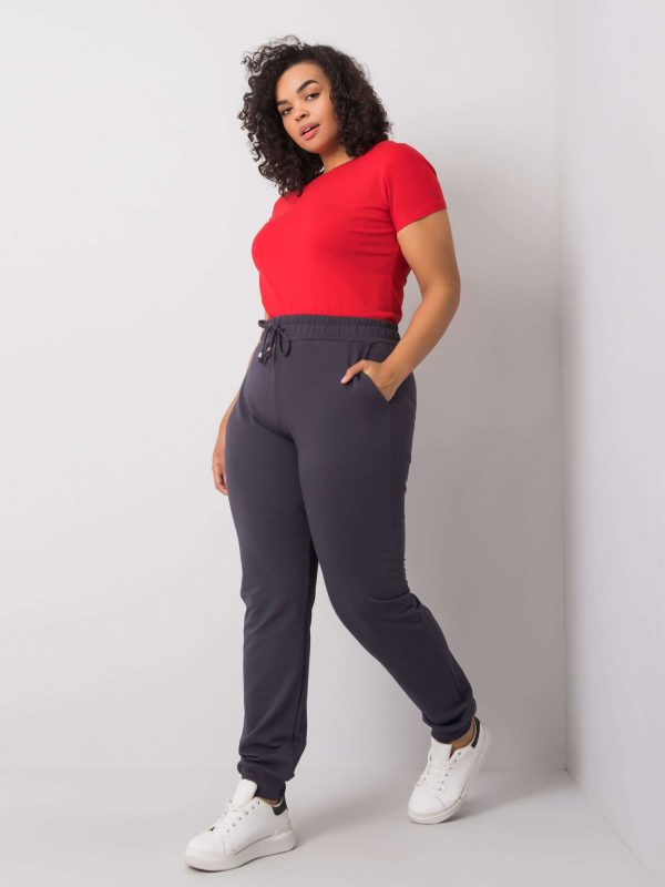 Wholesale Beatriz Plus Size Graphite Sweatpants