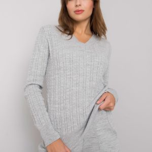 Wholesale Grey knitted set Savi RUE PARIS