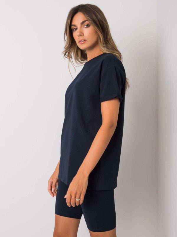 Wholesale Navy blue Aryana cotton set