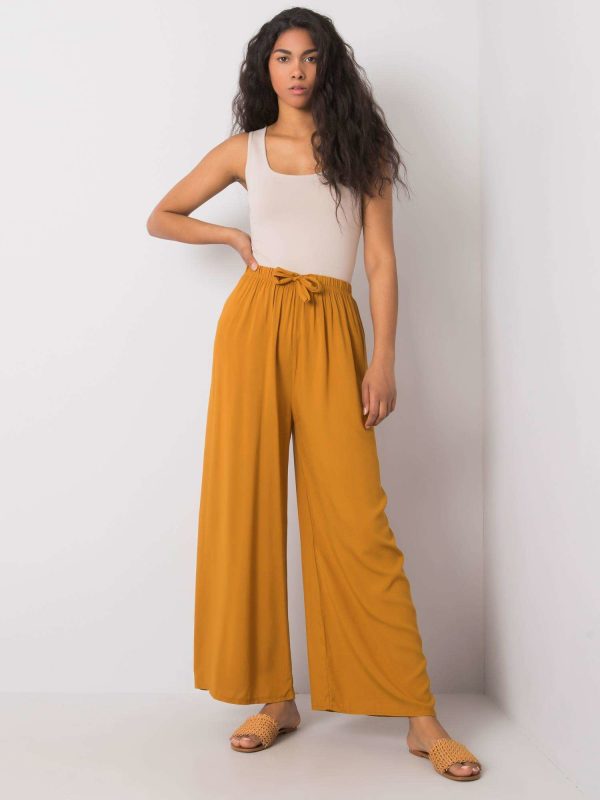 Wholesale Yolande RUE PARIS dark yellow pants