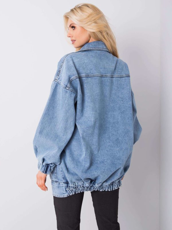 Wholesale Blue denim jacket Ankita RUE PARIS