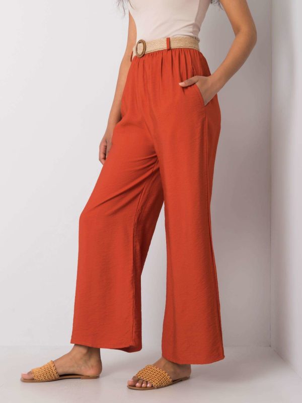 Wholesale Brick wide pants Isbel RUE PARIS