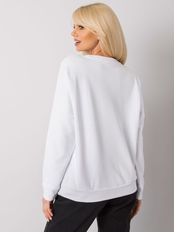 Wholesale Frose RUE PARIS white flounce sweatshirt