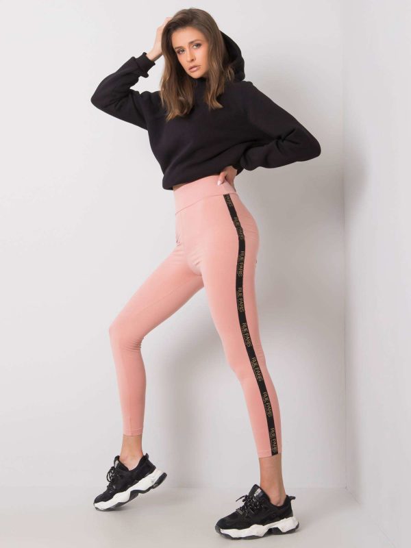 Wholesale Jayla RUE PARIS Pale Pink Casual Leggings