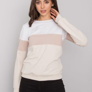 Wholesale White and coffee sweatshirt Larice RUE PARIS