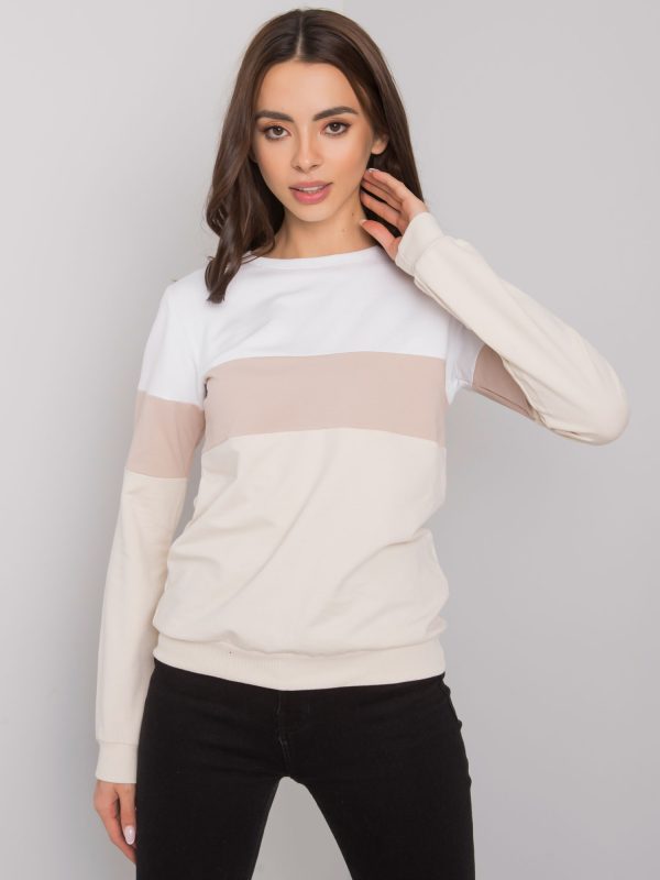 Wholesale White and coffee sweatshirt Larice RUE PARIS