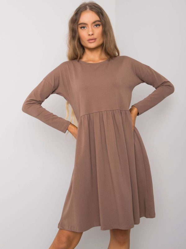 Wholesale Coffee dress Vega RUE PARIS