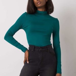 Wholesale RUE PARIS Dark green Cassie blouse