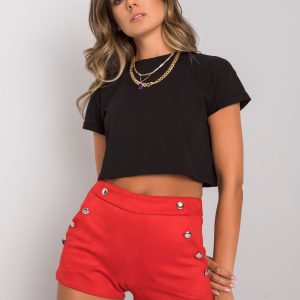 Wholesale Jaylah RUE PARIS red button-up shorts