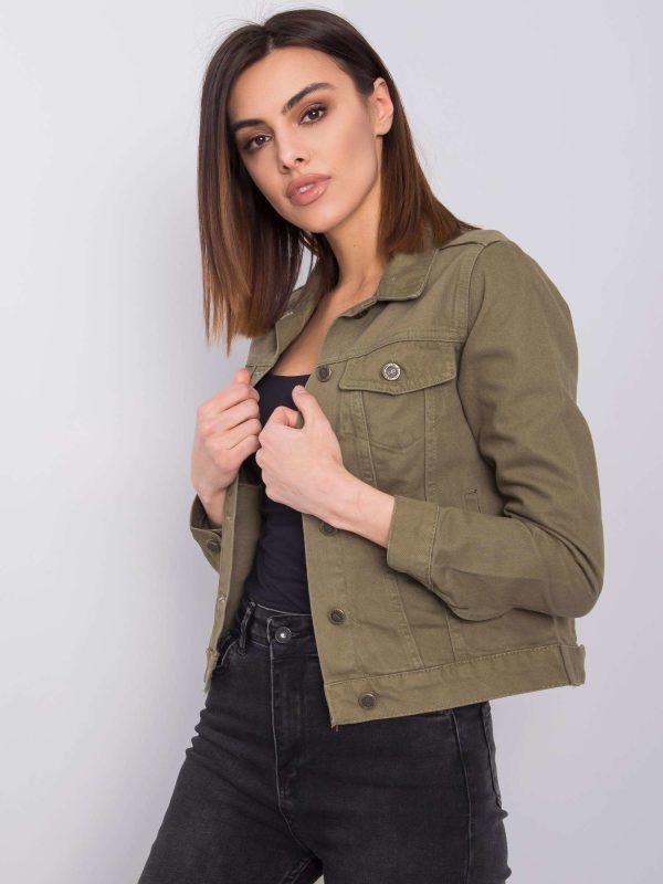 Wholesale Khaki denim jacket Kamari RUE PARIS