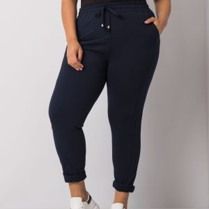 Wholesale Navy blue plus size sweatpants Alva