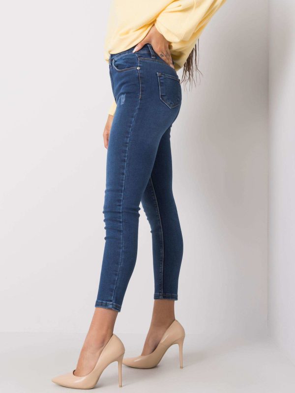 Wholesale Blue skinny jeans Jean RUE PARIS