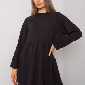 Wholesale Bellevue Black Long Sleeve Dress