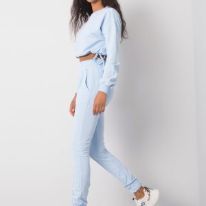 Wholesale Light blue casual set Laila RUE PARIS