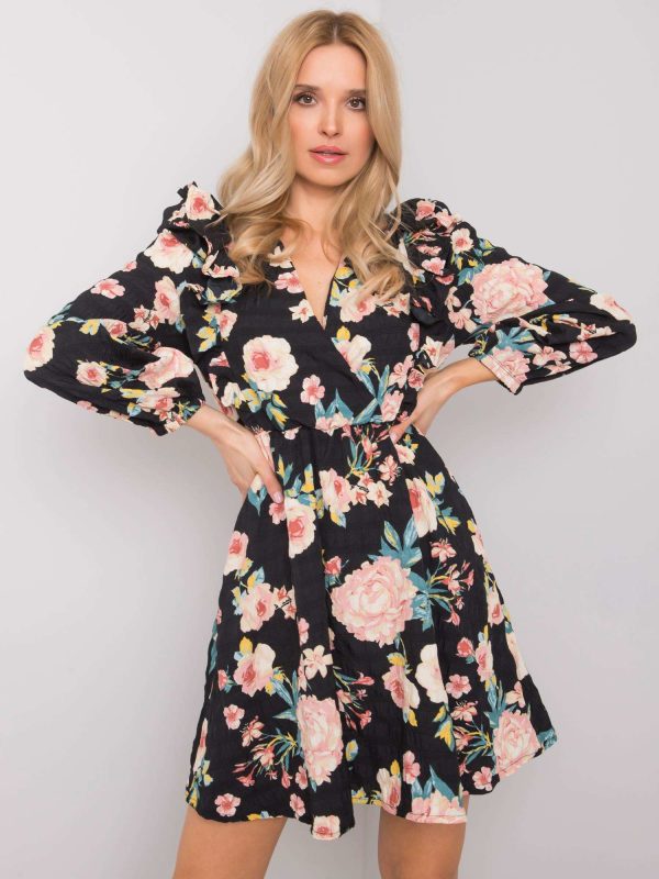 Wholesale Black flower dress Kevva RUE PARIS