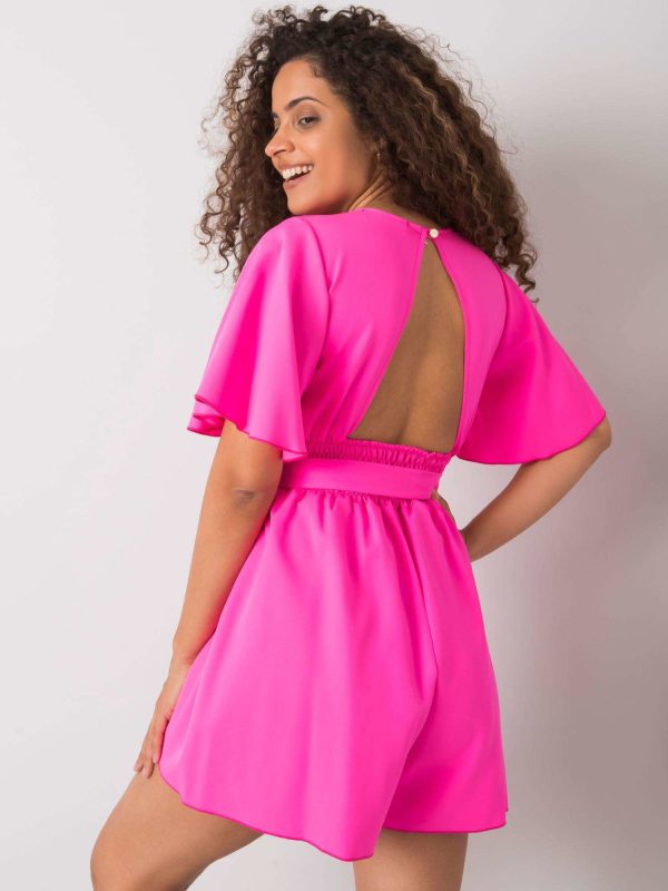 Wholesale Calienne RUE PARIS pink jumpsuit