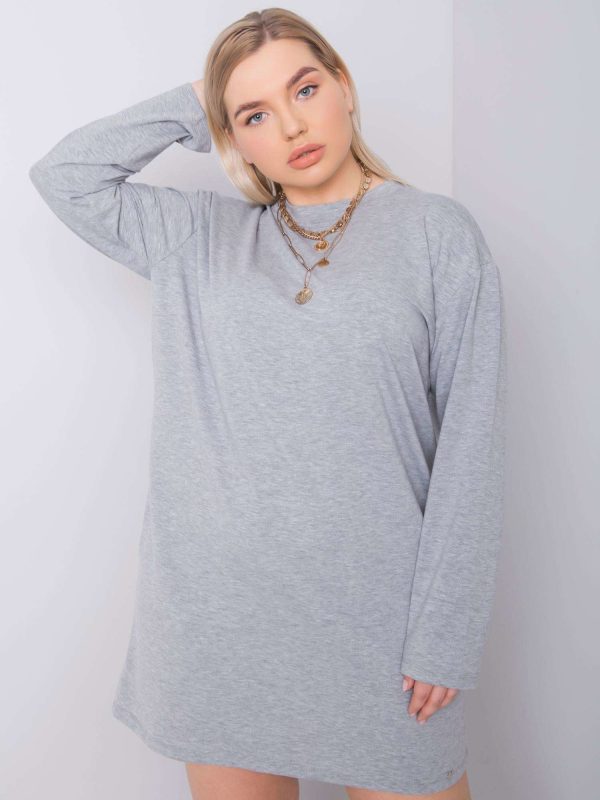 Wholesale Grey Giselle Plus Size Dress