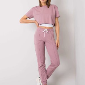 Wholesale Alida RUE PARIS Women's Dirty Pink Set