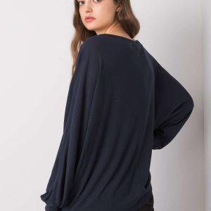 Wholesale Navy blue blouse Esther RUE PARIS