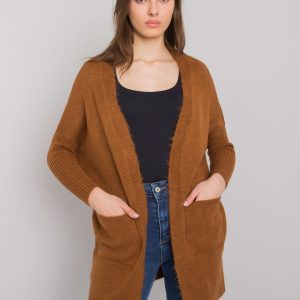 Wholesale Light brown jumper with pockets Barreiro RUE PARIS