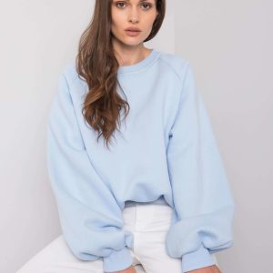 Wholesale Light blue hoodie Tashi RUE PARIS