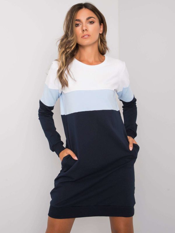 Wholesale Navy blue dress Feliciana RUE PARIS