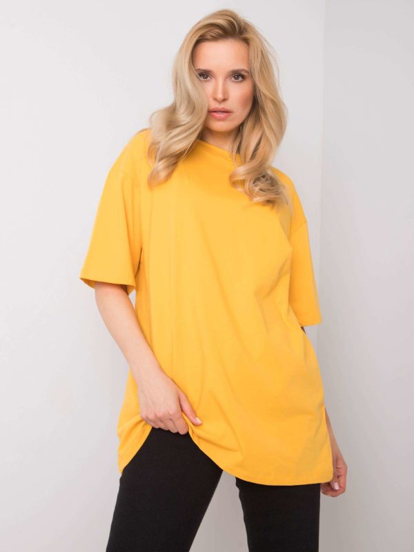 Wholesale Dark yellow t-shirt Juliet RUE PARIS