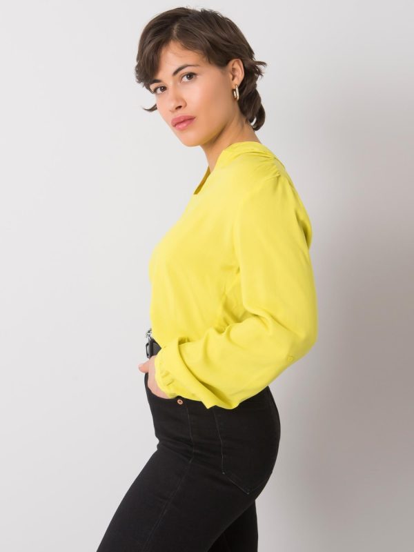 Wholesale Lime blouse Davina RUE PARIS