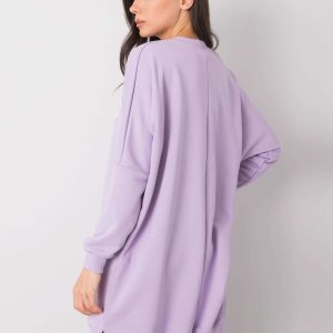 Wholesale Light purple tunic with the inscription Corazon RUE PARIS