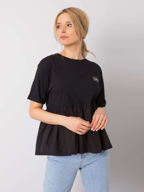 Wholesale Black T-shirt Maddison RUE PARIS