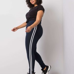 Wholesale Millie's Navy Plus Size Cotton Leggings