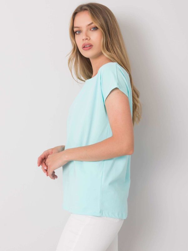 Wholesale Mint T-shirt solid color Nadia