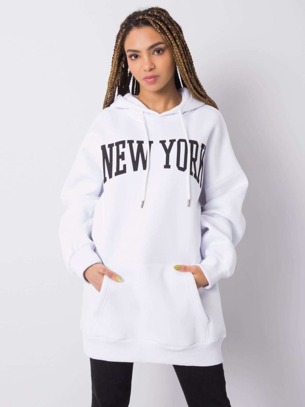 Wholesale Charlene RUE PARIS White Hoodie