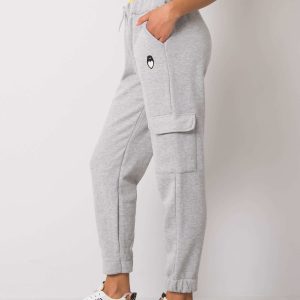 Wholesale Grey sweatpants with pocket Ysela RUE PARIS