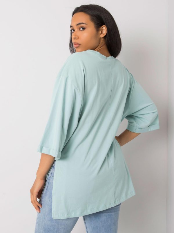 Wholesale Mint t-shirt plus size Olette RUE PARIS