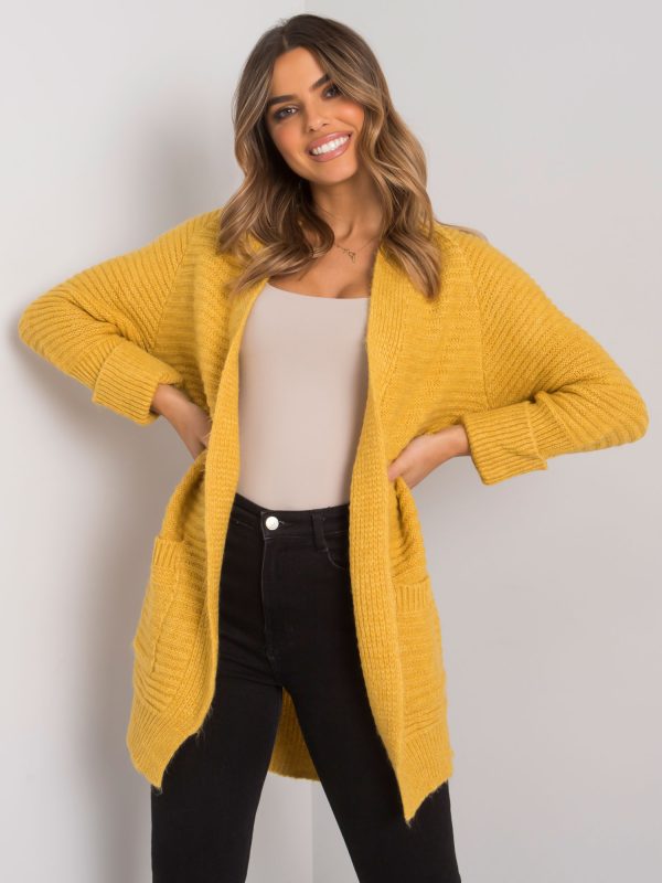 Wholesale Yellow Broadland RUE PARIS Knitted Cardigan